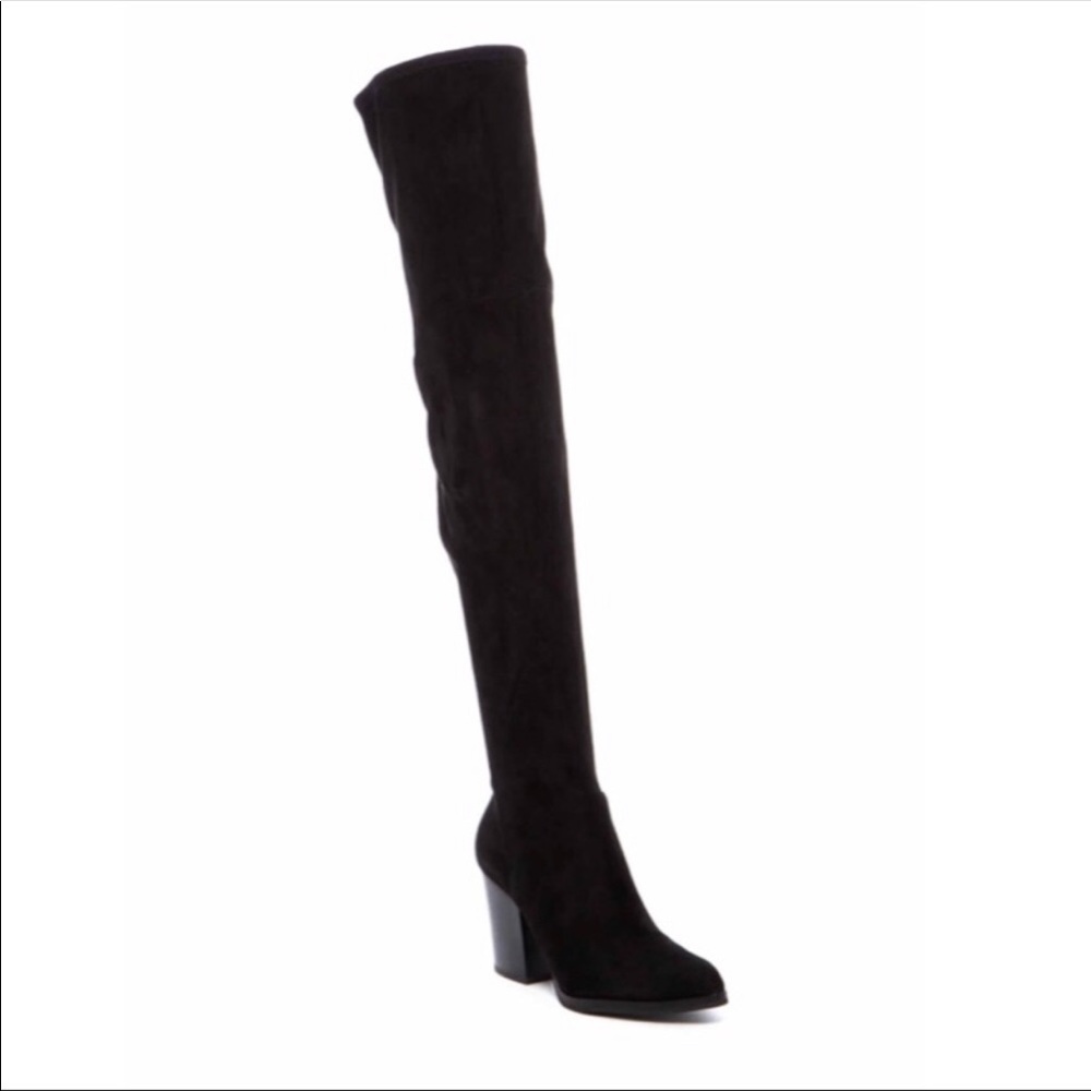 Knee High Suede Boots by Marc Fisher LTD
